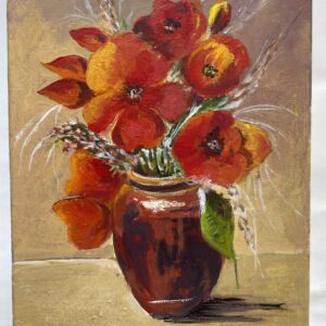 Vase of Poppies